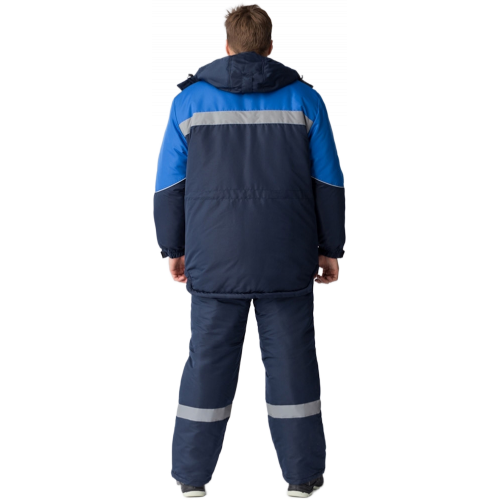 Костюм зимний Сибер СОП CH (тк.Таслан) п/к, т.синий/васильковый Костюм зимний Сибер СОП CH (тк.Таслан) п/к, т.синий/васильковый