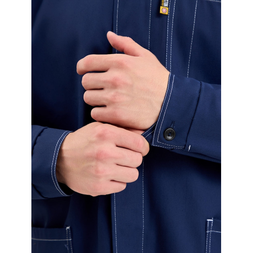 Костюм Техник СОП (тк.Саржа,250) брюки, т.синий/васильковый