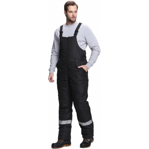 Костюм зимний Беркут СОП CH (тк.Таслан) п/к, черный/т.серый