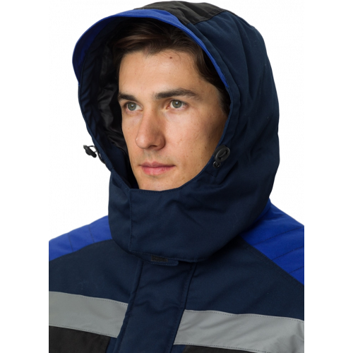 Костюм зимний Вектрон-2 СОП (тк.Смесовая,240) п/к, т.синий/черный/васильковый