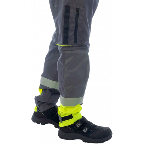 Комбинезон летний мужской Brodeks KS503, цвет жёлтый, серый