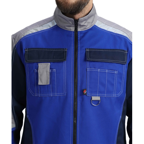 Костюм Вектрон-1 (тк.Смесовая,240) брюки, васильковый/т.синий/св.серый Костюм Вектрон-1 (тк.Смесовая,240) брюки, васильковый/т.синий/св.серый