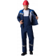 Костюм Труженик-2 СОП (тк.Смесовая,210) п/к, т.синий/васильковый