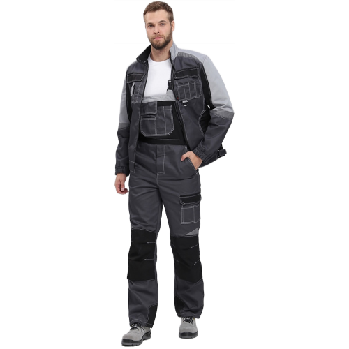 Костюм Вектрон-2 (тк.Смесовая,240) п/к, т.серый/св.серый/черный Костюм Вектрон-2 (тк.Смесовая,240) п/к, т.серый/св.серый/черный