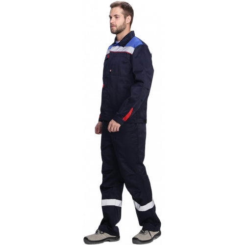 Костюм Флофт-1 СОП У. (тк.Смесовая,210) брюки, т.синий/васильковый/красный Костюм Флофт-1 СОП У. (тк.Смесовая,210) брюки, т.синий/васильковый/красный