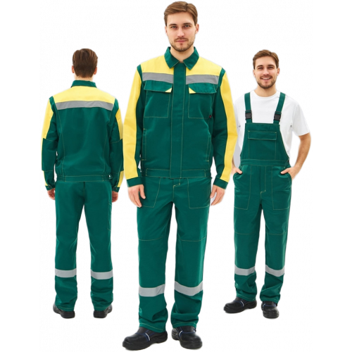 Костюм Сфера-2 СОП CH (тк.Смесовая,210) п/к, зеленый/желтый Костюм Сфера-2 СОП CH (тк.Смесовая,210) п/к, зеленый/желтый