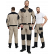 Костюм Вестгард-1 (тк.Канвас,260) брюки, бежевый/черный