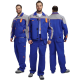 Костюм Союз-Профессионал-1 CH МВО (тк.Смесовая,240) брюки, васильковый/св.серый/оранжевый