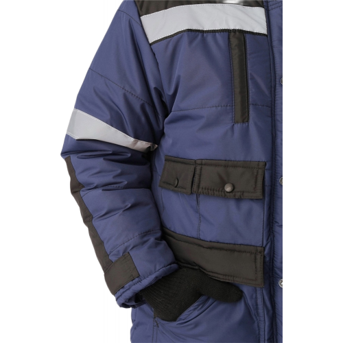 Костюм зимний Беркут (Таслан) п/к, темно-синий/черный Костюм зимний Беркут (Таслан) п/к, темно-синий/черный