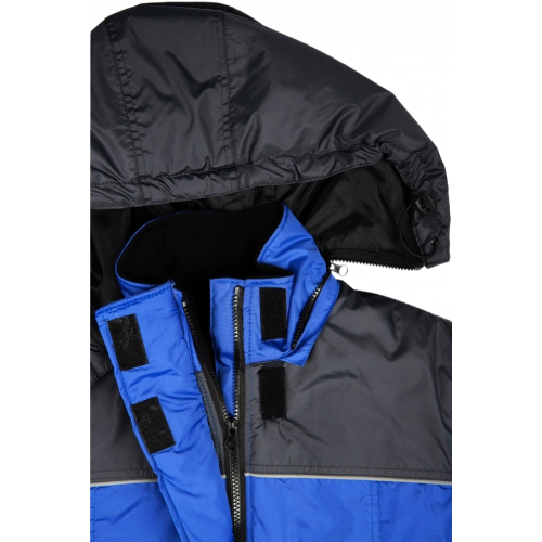 Куртка зимняя женская Сакрин (Дюспо), васильковый/темно-серый Куртка зимняя женская Сакрин (Дюспо), васильковый/темно-серый