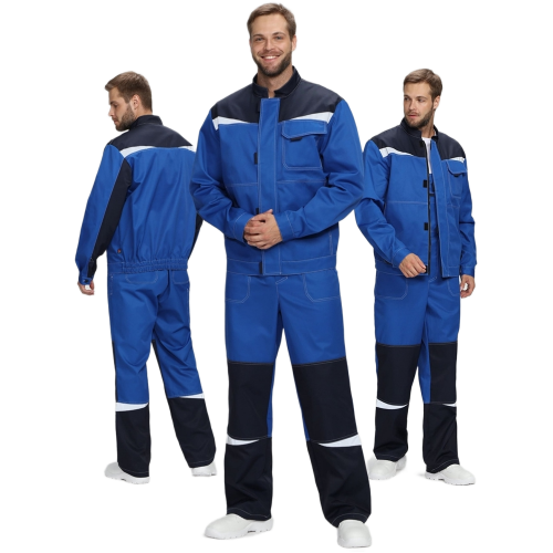 Костюм Строй-2 CH МВО (тк.Смесовая,280) п/к, васильковый/т.синий Костюм Строй-2 CH МВО (тк.Смесовая,280) п/к, васильковый/т.синий
