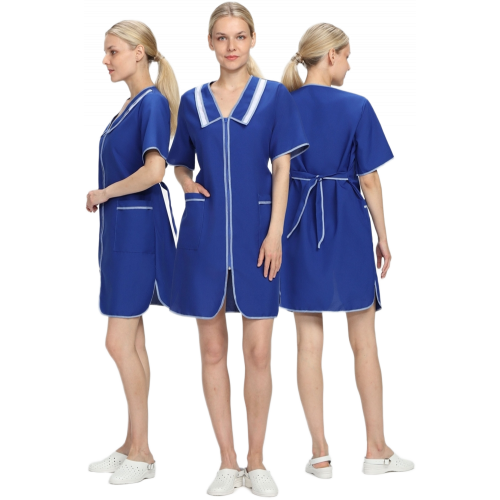 Халат женский Сакура (тк.Габардин), васильковый Халат женский Сакура (тк.Габардин), васильковый