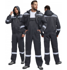 Костюм Нейч-2 СОП с капюшоном (тк.Смесовая,210) п/к, т.серый/св.серый Костюм Нейч-2 СОП с капюшоном (тк.Смесовая,210) п/к, т.серый/св.серый