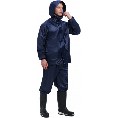 Костюм влагозащитный ProfLineLeader (ПВХ,240), т.синий Костюм влагозащитный ProfLineLeader (ПВХ,240), т.синий