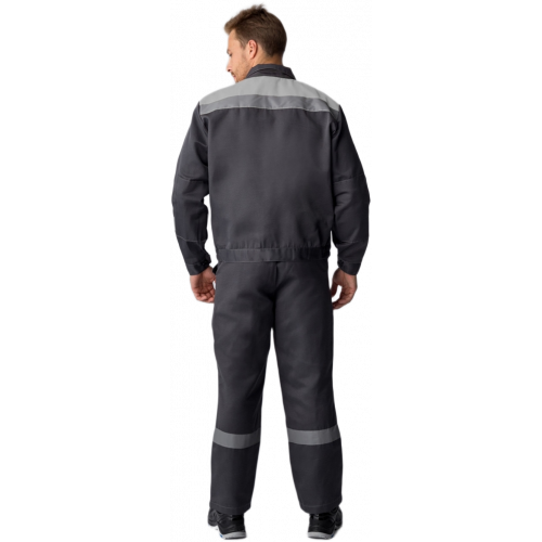 Костюм Лигор-2 СОП (тк.Смесовая,210) п/к, т.серый/св.серый Костюм Лигор-2 СОП (тк.Смесовая,210) п/к, т.серый/св.серый