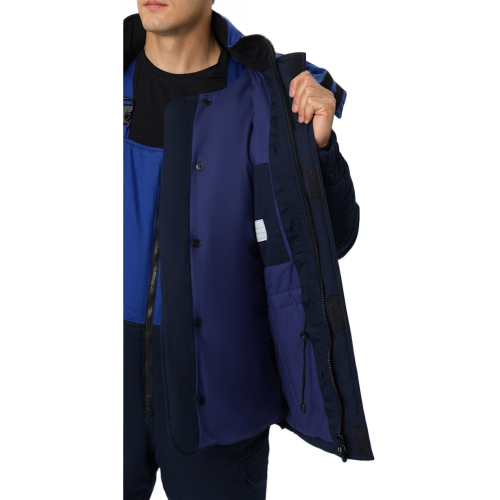 Костюм зимний Экспертный Антистат МВО (тк.Смесовая,245) п/к, т.синий/васильковый Костюм зимний Экспертный Антистат МВО (тк.Смесовая,245) п/к, т.синий/васильковый