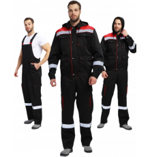 Костюм Нейч-2 СОП с капюшоном К. (тк.Смесовая,210) п/к, черный/красный Костюм Нейч-2 СОП с капюшоном К. (тк.Смесовая,210) п/к, черный/красный