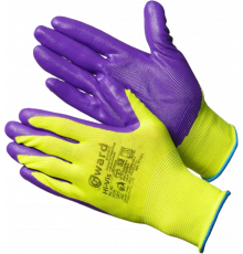 Перчатки Gward Hi-Vis нейлоновые с нитриловым покрытием, N1001 Перчатки Gward Hi-Vis нейлоновые с нитриловым покрытием, N1001
