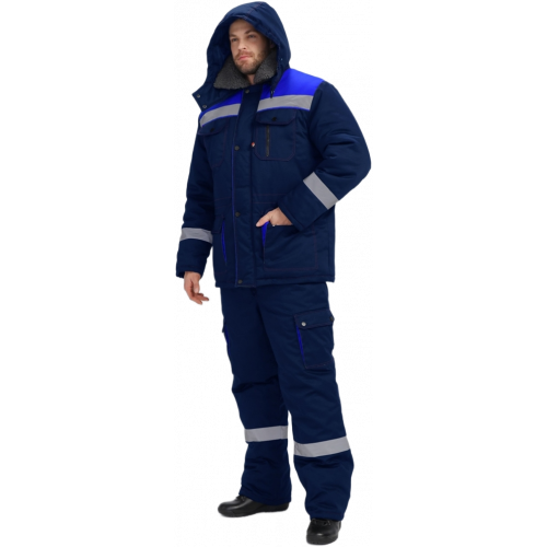 Костюм зимний Нейч-2 Премиум СОП (тк.Смесовая,240) п/к, т.синий/васильковый Костюм зимний Нейч-2 Премиум СОП (тк.Смесовая,240) п/к, т.синий/васильковый