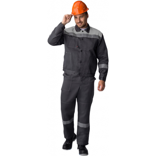 Костюм Лигор-2 СОП (тк.Смесовая,210) п/к, т.серый/св.серый Костюм Лигор-2 СОП (тк.Смесовая,210) п/к, т.серый/св.серый