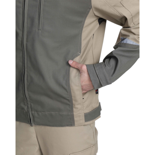 Куртка Челси (тк.Канвас,270), хаки/бежевый Куртка Челси (тк.Канвас,270), хаки/бежевый