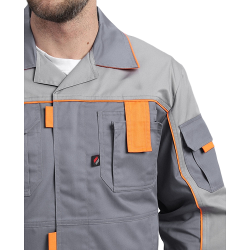 Костюм Драга-2 (тк.Смесовая МВО,240) п/к, серый/св.серый/оранжевый Костюм Драга-2 (тк.Смесовая МВО,240) п/к, серый/св.серый/оранжевый