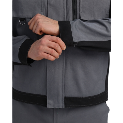 Куртка Милан CH (тк.Смесовая,260), т.серый/черный Куртка Милан CH (тк.Смесовая,260), т.серый/черный