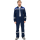 Костюм Лигор-1 Премиум СОП (тк.Смесовая,240) брюки, т.синий/васильковый