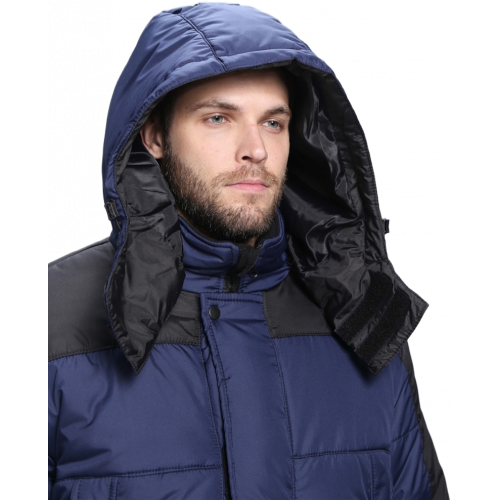 Куртка зимняя Европа CH (тк.Дюспо), т.синий/черный