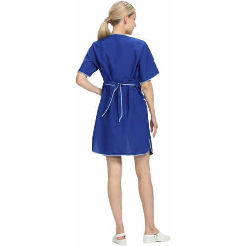 Халат женский Сакура (тк.Габардин), васильковый Халат женский Сакура (тк.Габардин), васильковый