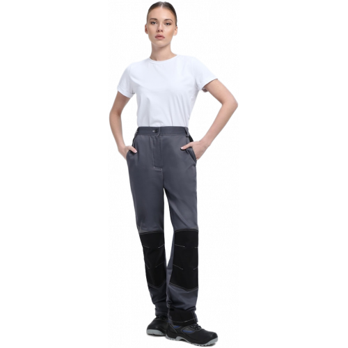 Костюм женский Вектрон-1 (тк.Смесовая,240) брюки, серый/красный/черный Костюм женский Вектрон-1 (тк.Смесовая,240) брюки, серый/красный/черный