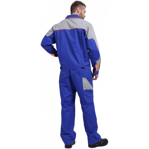Костюм Драга-2 (тк.Смесовая МВО,240) п/к, васильковый/св.серый/оранжевый Костюм Драга-2 (тк.Смесовая МВО,240) п/к, васильковый/св.серый/оранжевый
