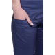 Костюм женский хирургический Модерн-004 (тк.Стрейч,120) MedLine, т.синий