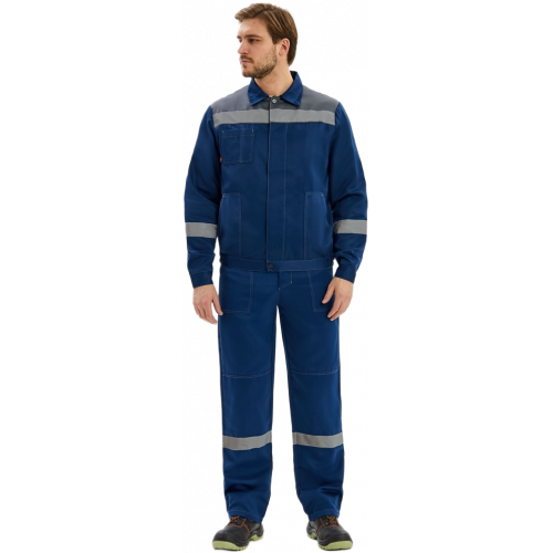 Костюм Лигор-1 СОП К. (тк.Смесовая,210) брюки, т.синий/серый Костюм Лигор-1 СОП К. (тк.Смесовая,210) брюки, т.синий/серый