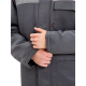 Костюм зимний Труженик-Ультра-2 СОП (тк.Смесовая,210) п/к, т.серый/красный