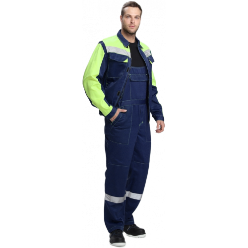 Костюм Сфера-2 СОП CH (тк.Смесовая,210) п/к, т.синий/лимонный