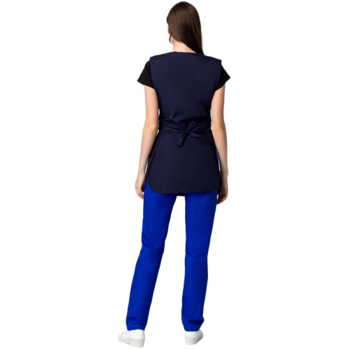 Фартук-сарафан Монро (тк.ТиСи), т.синий/васильковый Фартук-сарафан Монро (тк.ТиСи), т.синий/васильковый