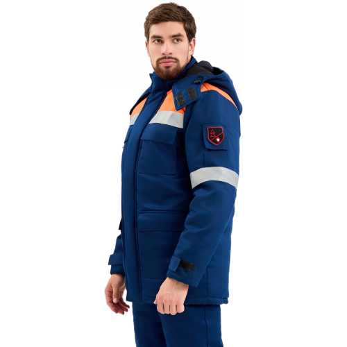 Костюм зимний Энергия-Г (91,4 кал.), т.синий/оранжевый