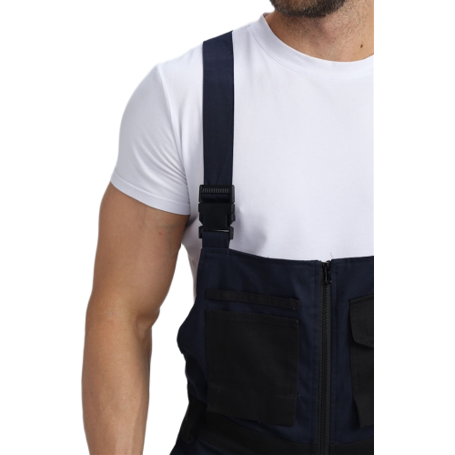 Полукомбинезон Милан NEW CH МВО (тк.Смесовая,270), т.синий/черный Полукомбинезон Милан NEW CH МВО (тк.Смесовая,270), т.синий/черный