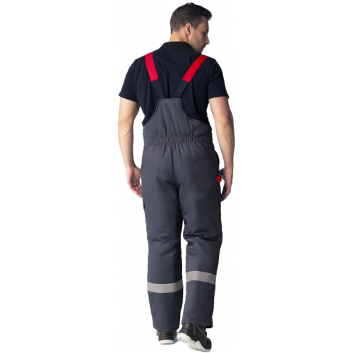 Костюм зимний Вектрон-2 СОП (тк.Смесовая,240) п/к, серый/черный/красный