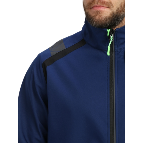 Куртка ProfLineLeader (тк.Софтшел), синий/черный Куртка ProfLineLeader (тк.Софтшел), синий/черный