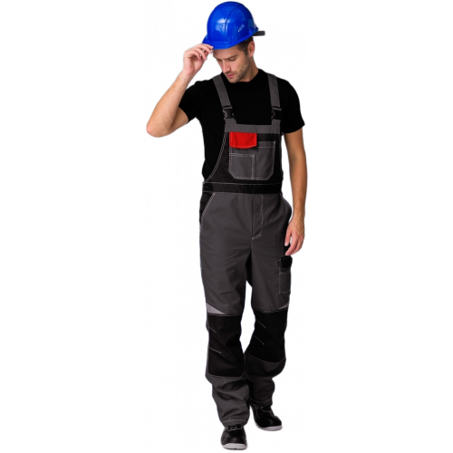 Костюм Формула (тк.Смесовая,240) п/к, серый/красный/черный