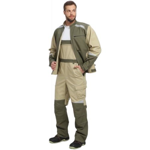 Куртка Челси CH (тк.Канвас,270), хаки/бежевый