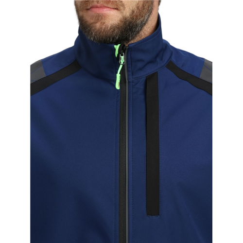 Куртка ProfLineLeader (тк.Софтшел), синий/черный Куртка ProfLineLeader (тк.Софтшел), синий/черный