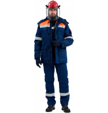 Костюм зимний Энергия-Г (91,4 кал.), т.синий/оранжевый