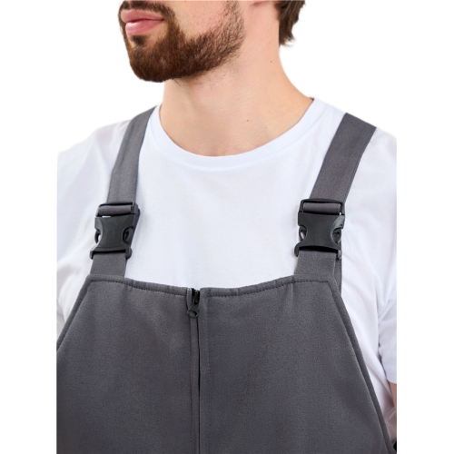 Костюм зимний Труженик-Ультра-2 СОП (тк.Смесовая,210) п/к, т.серый/красный