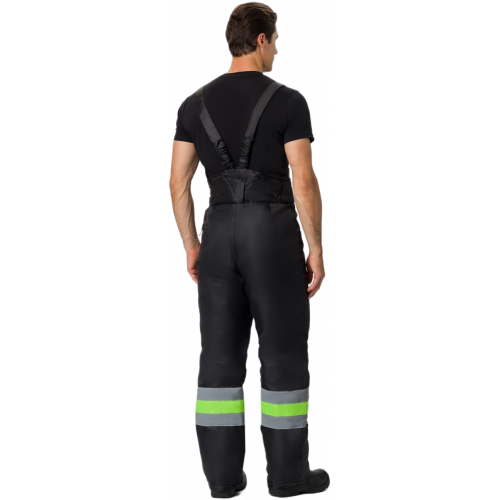 Костюм зимний для дорожника (тк.Оксфорд) брюки, лимонный/черный Костюм зимний для дорожника (тк.Оксфорд) брюки, лимонный/черный