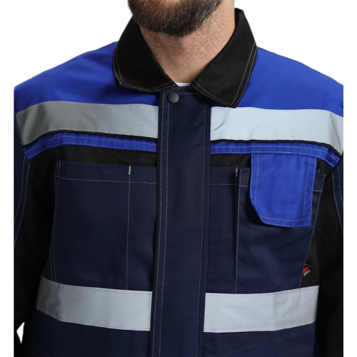 Костюм Виват-1 Премиум IMP (тк.Смесовая,240) брюки, т.синий/черный/васильковый Костюм Виват-1 Премиум IMP (тк.Смесовая,240) брюки, т.синий/черный/васильковый