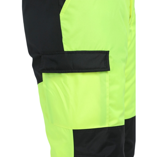 Костюм зимний сигнальный ProfLineSpecialist (тк.Оксфорд PU) брюки, желтый/черный Костюм зимний сигнальный ProfLineSpecialist (тк.Оксфорд PU) брюки, желтый/черный