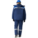 Костюм зимний Труженик-Ультра-2 (тк.Смесовая,210) п/к, т.синий/васильковый